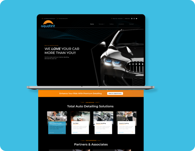 Aquatint car care preview